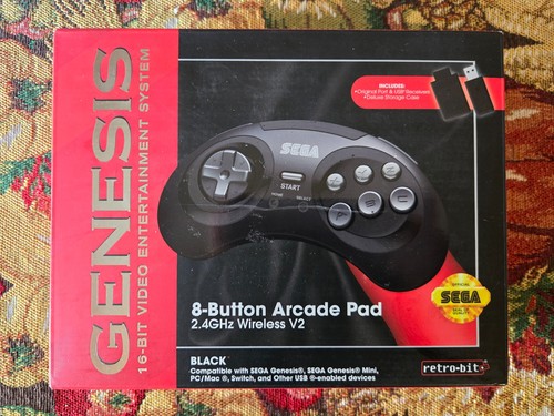 Retro bit arcade pad - pad, sega